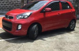 Red Kia Picanto 2017 Automatic for sale 