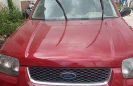 Selling Red Ford Escape 2006 Automatic Gasoline 