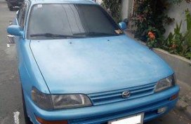 Blue Toyota Corolla 1992 Manual for sale 