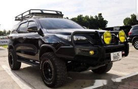 Black Toyota Fortuner 2016 for sale in San Jose 
