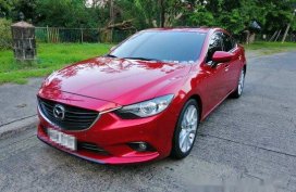 Red Mazda 6 2014 for sale in Parañaque