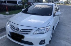White Toyota Corolla Altis 2013 Automatic for sale
