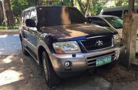 Blue Mitsubishi Pajero 2003 Automatic for sale