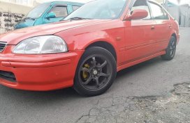 Orange Honda Civic 2009 for sale in Quezon City