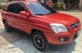 Red Kia Sportage 2009 for sale in Cebu