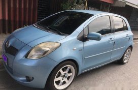 Blue Toyota Yaris 2008 Manual for sale 