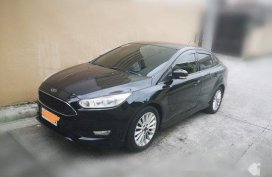 Black Ford Focus 2016 Automatic for sale