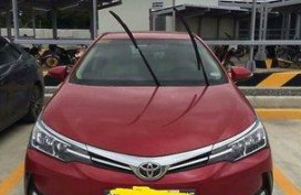 Red Toyota Corolla Altis 2017 for sale in Quezon City 