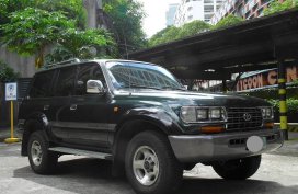 Green Toyota Land Cruiser 1997 for sale in Manila