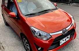 Selling Orange Toyota Wigo 2018 in Quezon City