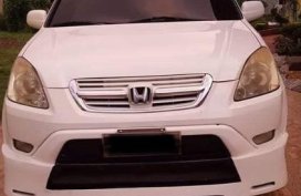 White Honda Cr-V 2003 for sale in Quezon City