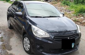 Black Mitsubishi Mirage 2014 for sale in Pasig