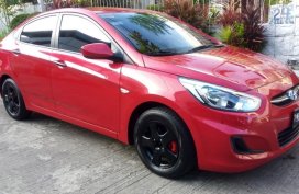 Selling Red Hyundai Accent 2016 in Manila