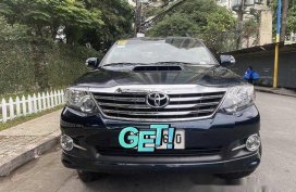 Black Toyota Fortuner 2015 for sale in Automatic