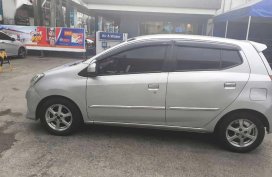 Silver Toyota Wigo 2014 for sale in Automatic