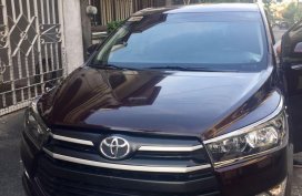 Black Toyota Innova 2017 for sale in Automatic