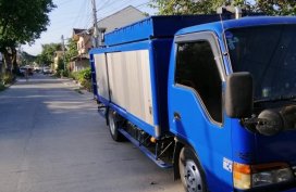 Blue Isuzu Elf 2017 for sale in Manila