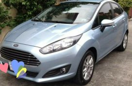 Blue Ford Fiesta 2015 for sale in Manila