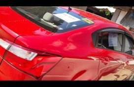 Sell Red 2016 Kia Rio Sedan at 38000 in Subic