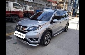 Silver Honda BR-V 2017 at 17000 for sale