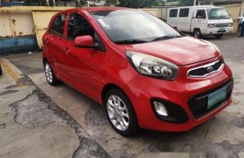 Red Kia Picanto 2013 for sale in Manila