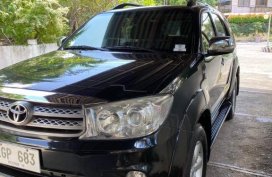 Purple Toyota Fortuner 2010 for sale in Davao City