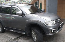 Grey Mitsubishi Montero Sport 2015 Manual for sale 