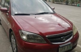 Red Honda Civic 2005 for sale in Calamba