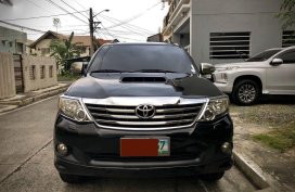 Black Toyota Fortuner 2013 for sale in Cainta