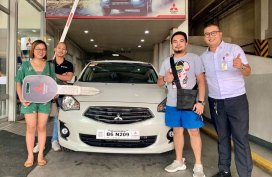 Sell White 2020 Mitsubishi Mirage g4 in Jose Abad Santos