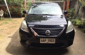 Black Nissan Almera 2014 for sale in Manual
