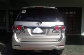 Selling Silver Toyota Fortuner 2016 in Trece Martires