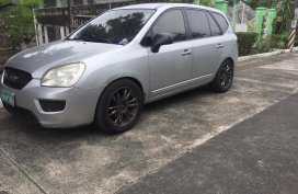 Silver Kia Carens 2008 for sale in Automatic