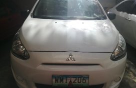 Sell Pearl White 2013 Mitsubishi Mirage in Mandaluyong