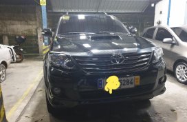 Black Toyota Fortuner 2014 for sale in Automatic