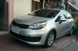 Silver Kia Rio 2016 for sale in Manual