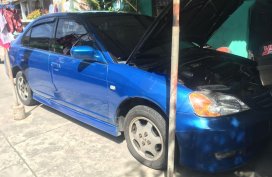 Blue Honda Civic 2002 for sale in Automatic