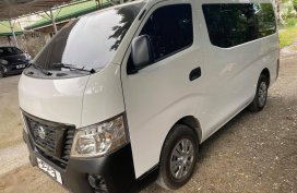 White Nissan Nv350 urvan 2018 for sale in Cebu City