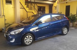Blue Hyundai Accent 2016 for sale in Manila