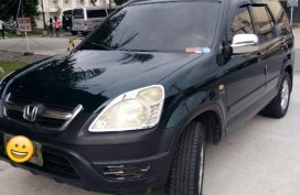 Selling Black Honda Cr-V 2002 in Quezon City