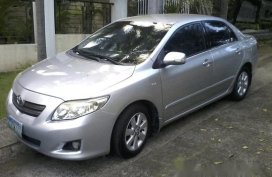 Silver Toyota Corolla altis 2009 for sale in Manual