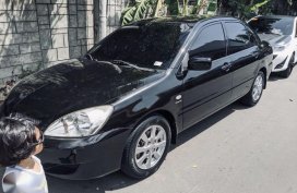 Black Mitsubishi Lancer 2007 for sale in Manila