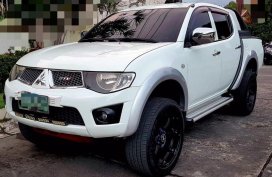 White Mitsubishi Strada 2010 for sale in Taguig