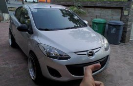 Silver Mazda 2 2014 for sale in Caloocan
