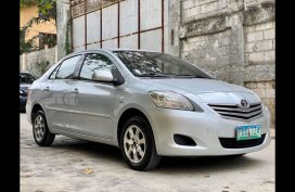 Silver Toyota Vios 2010 Sedan at Automatic for sale in Manila