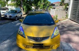 Yellow Honda Jazz 2010 for sale in Manila