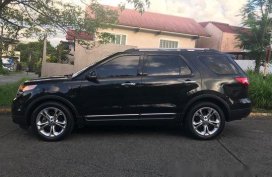 Black Ford Explorer 2013 for sale in Quezon City