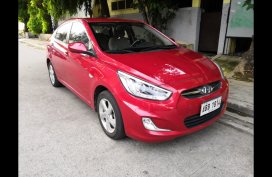 Red Hyundai Accent 2014 Sedan at  Manual   for sale in Manila