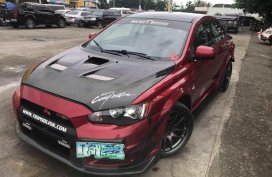 Red Mitsubishi Lancer 2010 for sale in Manila
