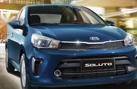 Sell Blue 2020 Kia Soluto in Quezon City